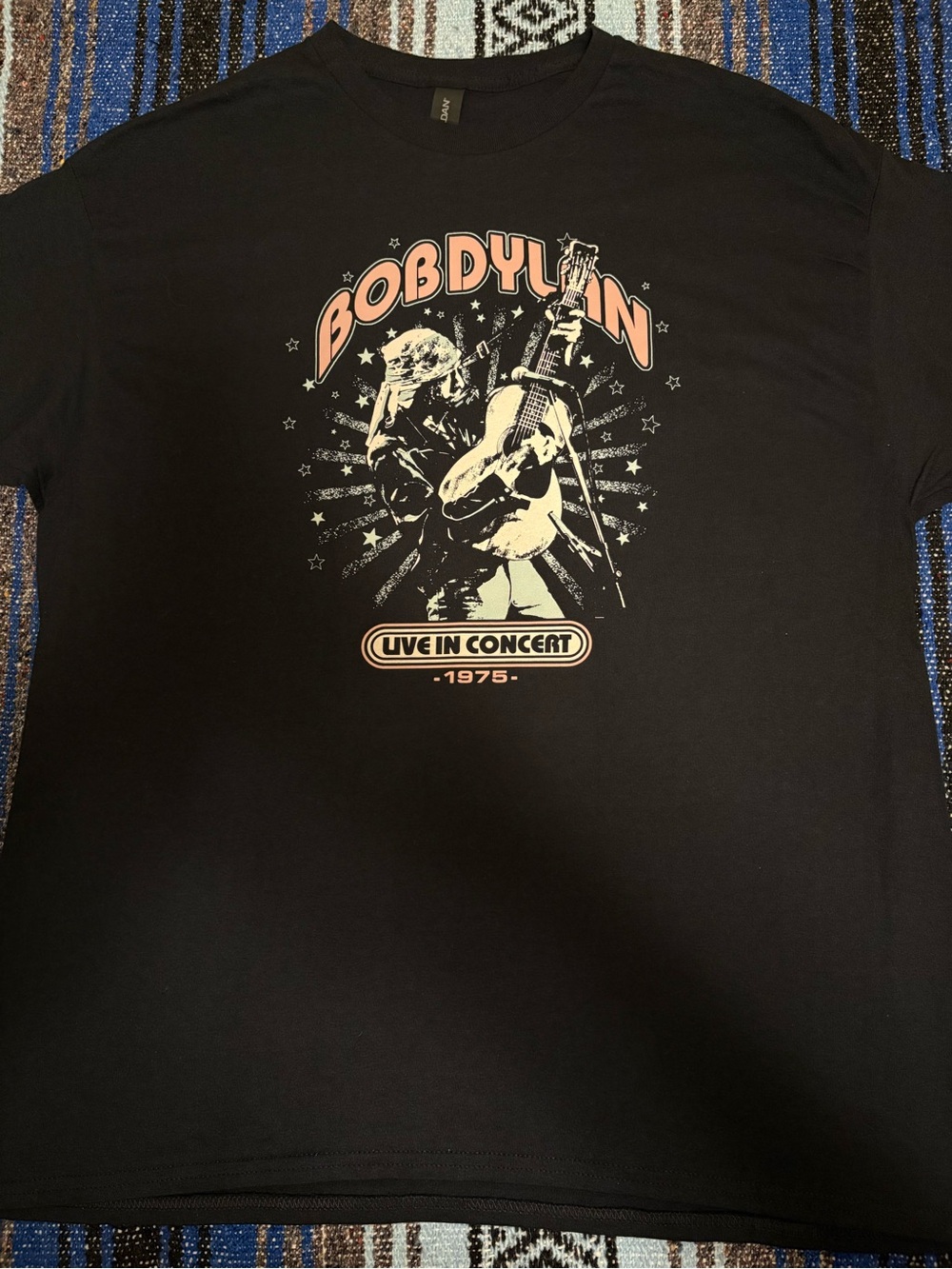 Bob Dylan Live in Concert 1975 Tee Shirt